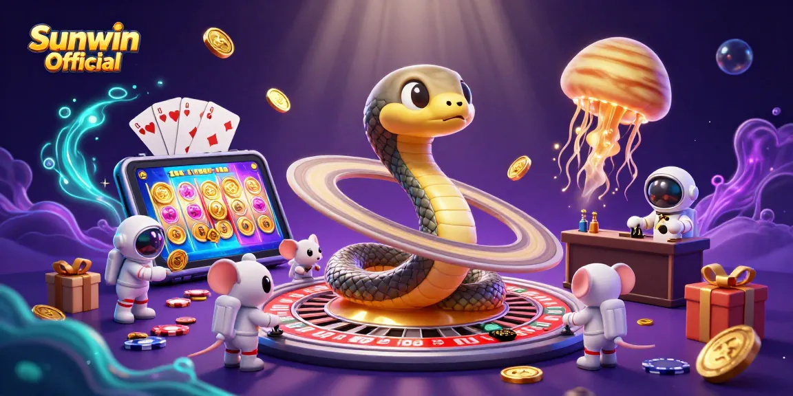 Engage with thrilling gameplay at Sunwin Official featuring a vibrant cosmic poker scene.