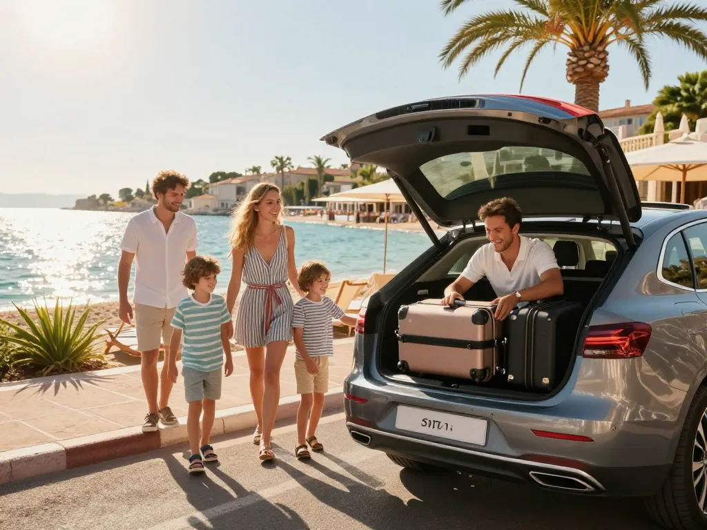 Services de Taxi à Saint-Tropez offrant un transport de luxe sur la vibrante plage de la Côte d’Azur.